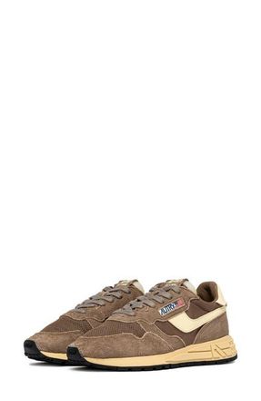 Autry Reelwind Low Sneaker in Suede/Net Coco/Rut at Nordstrom, Size 10Us