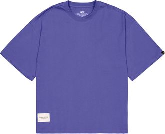 Alpha Industries T-Shirt ALPHA INDUSTRIES Studio Edition T-Shirt, Herren, Gr. XXL, lila (night lila), Obermaterial: 100% Baumwolle, Shirts T-Shirt