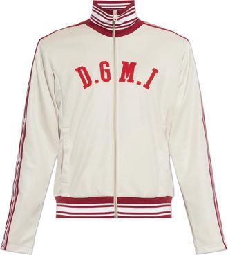 Dolce & Gabbana Felpa con zip e colletto alla coreana - - Sweatshirts & Hoodies - Uomo - Bianco - M