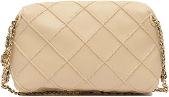 Tory Burch Tassen, Dames, Beige, ONE Size, Leer, Fleming Small Crossbody Bag