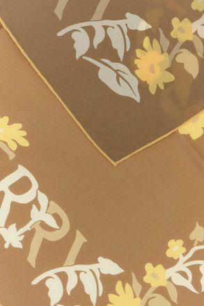 Burberry Floral Scarf - Beige