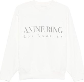 Anine Bing Jaci Sweatshirt Los Angeles - Ivory