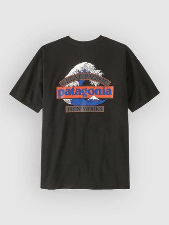 Patagonia Great Waves Responsibili- T-Shirt schwarz