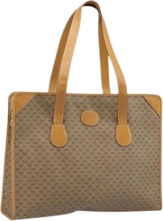 Gucci Pre-owned Tote Bags, female, Beige, Size: ONE SIZE Pre-owned Vintage Tote Bag