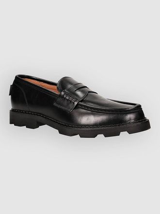 Pompeii Modena Leather Slip-Ons schwarz