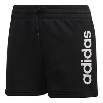 adidas (WMNS) adidas Essentials Linear Logo Shorts Asia Sizing Black White DP2393