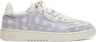 Axel Arigato Dice T-Toe Gingham Sneaker - Heren - Sneakers - Blauw - 39 EU - Leer - Schoenen