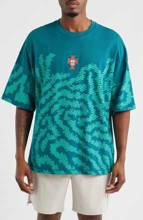 Puma x FPF x Salehe Bembury Jersey in Emerald Ice at Nordstrom, Size X-Large