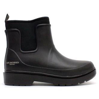 Ilse Jacobsen Rub Air 01 Rubber Womens Ankle Boots - UK 5.5 - US 8-8.5 Women - EU 38 - Black - Size:UK 5.5