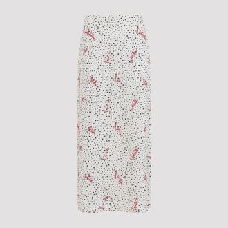 Valentino Plisse Bollicine midi-rok