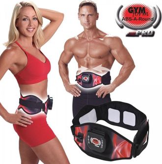 Trade Shop Trade Shop - Gym Form Abs A Round Pro Band Electrostimulator Abdominal Slimming Belt