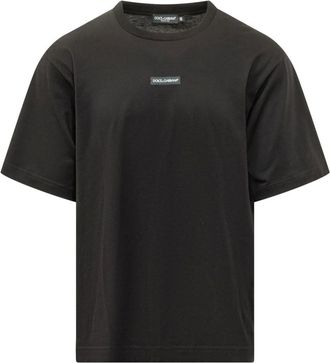 Dolce & Gabbana T-Shirt MC Giro - Tops - Hombre - Negro - 2XL