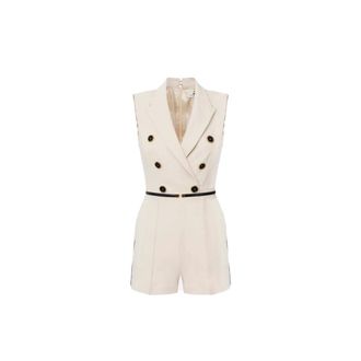 Elisabetta Franchi Mujer, Monos, Blanco, Talla: L