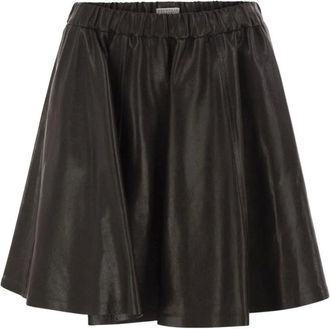 Brunello Cucinelli Mujer, Faldas, Marr&oacute;n, Talla: S