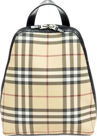 Burberry Zaino a quadri 2000 - Toni neutri