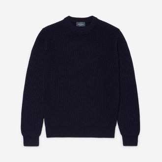 Oliver Sweeney Mens Hunningham Navy Wool - Size X-Large