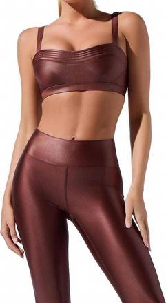 Heroine Sport Celine Sports Bra In Henna