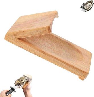 OEM Pinza De Madera Para Ostras - Soporte Para Ostras - Abrir Ostras - Pr&aacute;ctico Accesorio De Cocina - 13 X 8,2 X 5 Cm