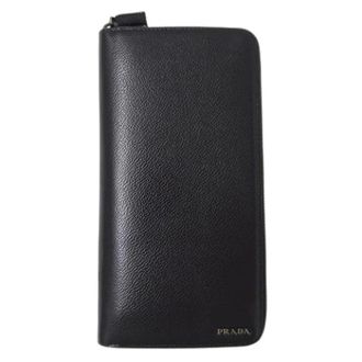 Prada Pre-owned 2Ml220 Portafoglio lungo (a libro) - - Pre-owned - Uomo - Nero - ONE SIZE