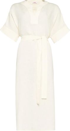 Eres Bibi midi dress - women - Linen/Flax - S - Neutrals