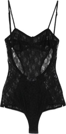 The Attico Black Lace Swimwear
