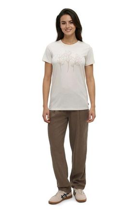 tentree Summer Flora T-Shirt in Undyed/creek Stone at Nordstrom, Size X-Large
