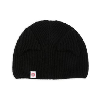 Charles Jeffrey Loverboy LOVERBOY by Charles Jeffrey, Beanies, male, Black, Size: ONE SIZE Ears Skull Beanie