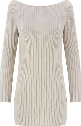 Laneus Abito corto in maglia - Toni neutri