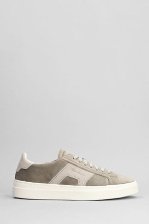 Santoni Sneakers Dbs1 in camoscio grigio