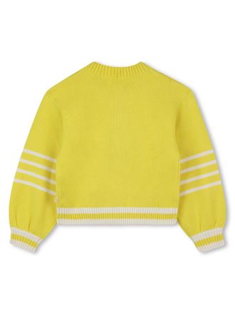 BILLIEBLUSH Viscose Tricot Cardigan - Yellow