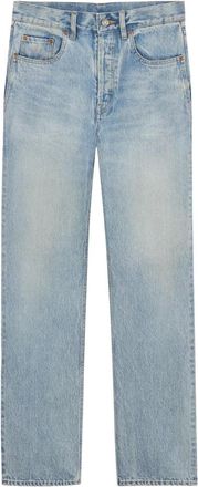Saint Laurent Straight Jeans, male, Blue, Size: W30 Loose Straight Jeans