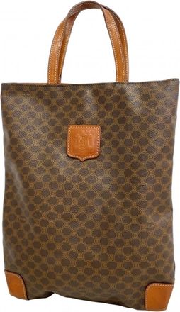 Celine Brown Pvc Tote Bag (Pre-Owned)