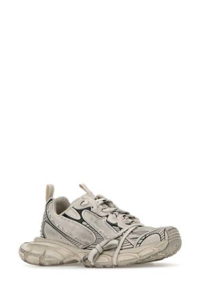 Balenciaga Womens Multicolor Canvas 3xl Sneakers Beige