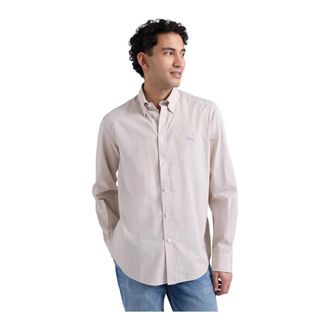 Harmont & Blaine Casual Shirt - Heren - Casual Overhemden - Geel - L - Katoen - Overhemden