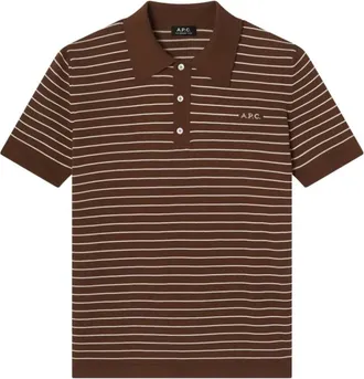 A.P.C. A.p.c., Uomo, Top, Marrone, XL, new