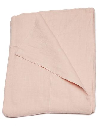 ONCE MILANO medium linen tablecloth - unisex - Linen/Flax - One Size - Pink