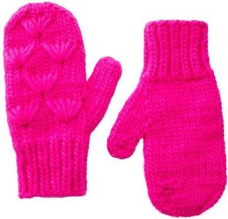 Lele Sadoughi Ski Town Motley Mittens in Hot Pink at Nordstrom