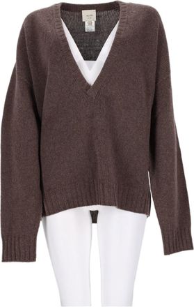 Alysi Relaxed Fit Merino Wool And Cashmere Sweater