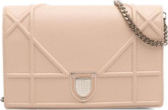 Dior Pre-owned Shoulder Bags, female, Brown, Size: ONE SIZE Pre-owned Chain Wallet