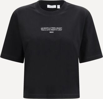 Off-white T-shirt con grafica Made on earth Woman XS