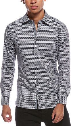 Ted Baker Frestin Stripe Geo Shirt