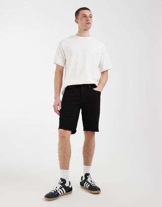 Levi's 405 - Pantaloncini vestibilit&agrave; standard in denim neri-Nero