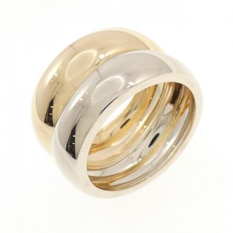 Cartier White Gold Yellow Gold Yellow Gold (18K) White Gold (18K) Band Ring (Pre-Owned)