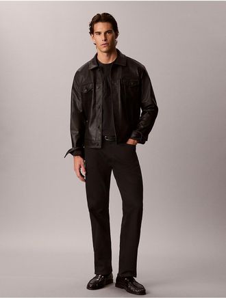 Calvin Klein Mens Standard Straight Jeans - Black - 29W x 30L