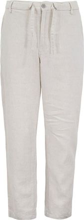Lords of Harlech Solid Linen Drawstring Pant in Natural at Nordstrom, Size Xx-Large X 32