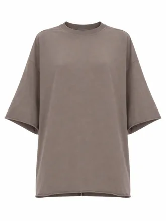 Rick Owens Taupe Tommy-T Oversized Boxy Cotton T-Shirt