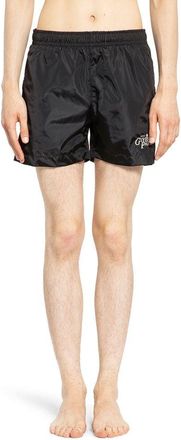 Givenchy Mens Black Polyamide Swim Shorts