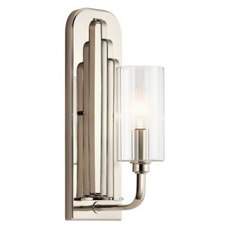Netlighting Kichler Kimrose Wall Lamp Polished Nickel in Grey