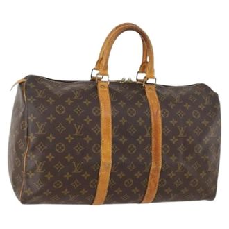 Louis Vuitton Pre-owned Weekend Bags, female, Brown, Size: ONE SIZE Pre-owned Boston Bag