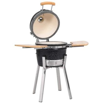 vidaXL vidaXL Griglia Barbecue Kamado Affumicatore in Ceramica 81 cm